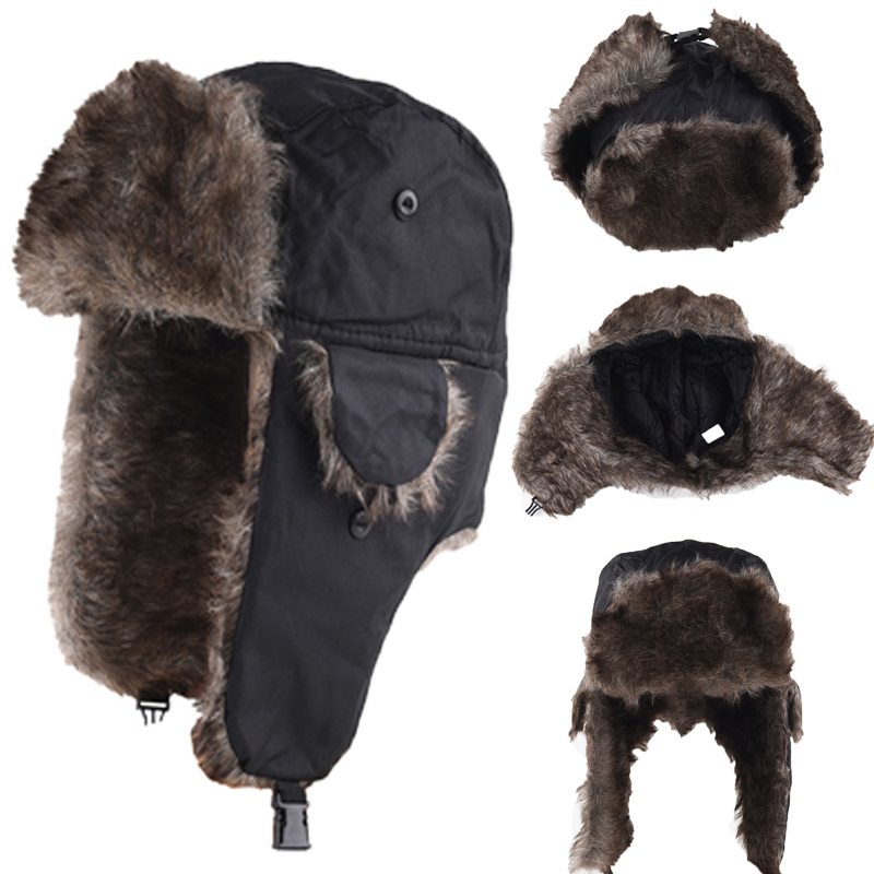 Trapper Hat Ear Flap - Men's Winter Trapper Aviator Trooper Earflap