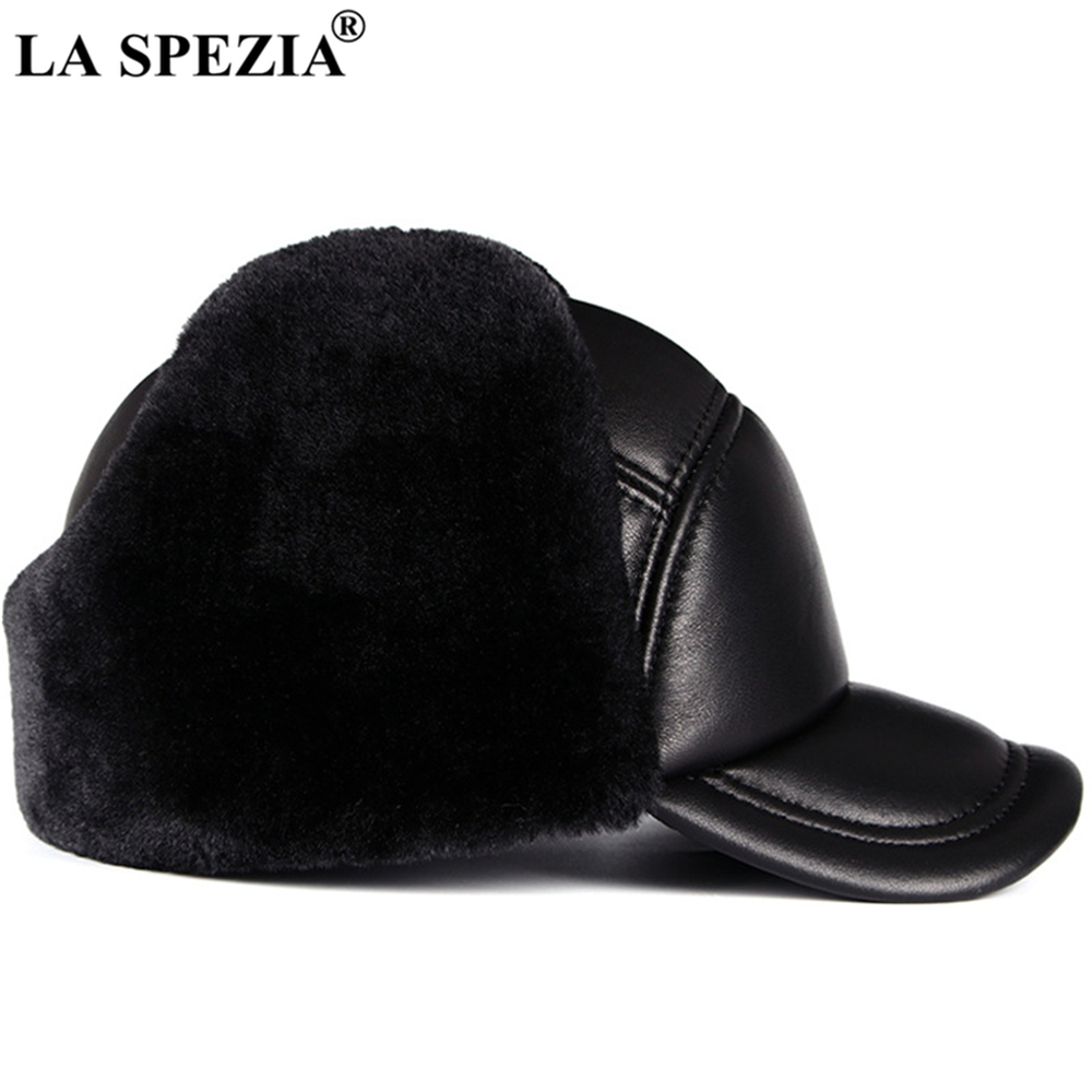 LA SPEZIA Winter Hat Men Genui - Winter Trapper Hat บทวิจารณ์และราคา
