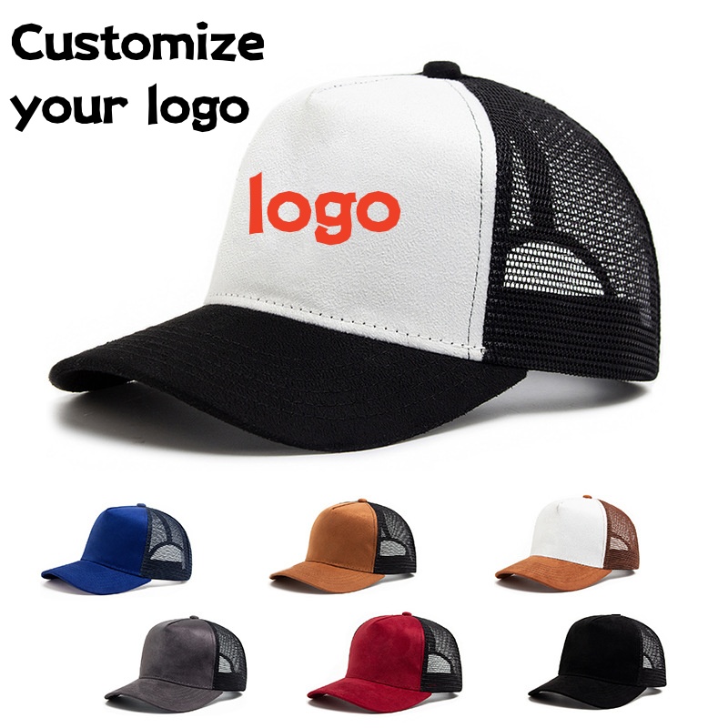 Custom printed logo New summer - Trucker Cap Mesh บทวิจารณ์และราคา