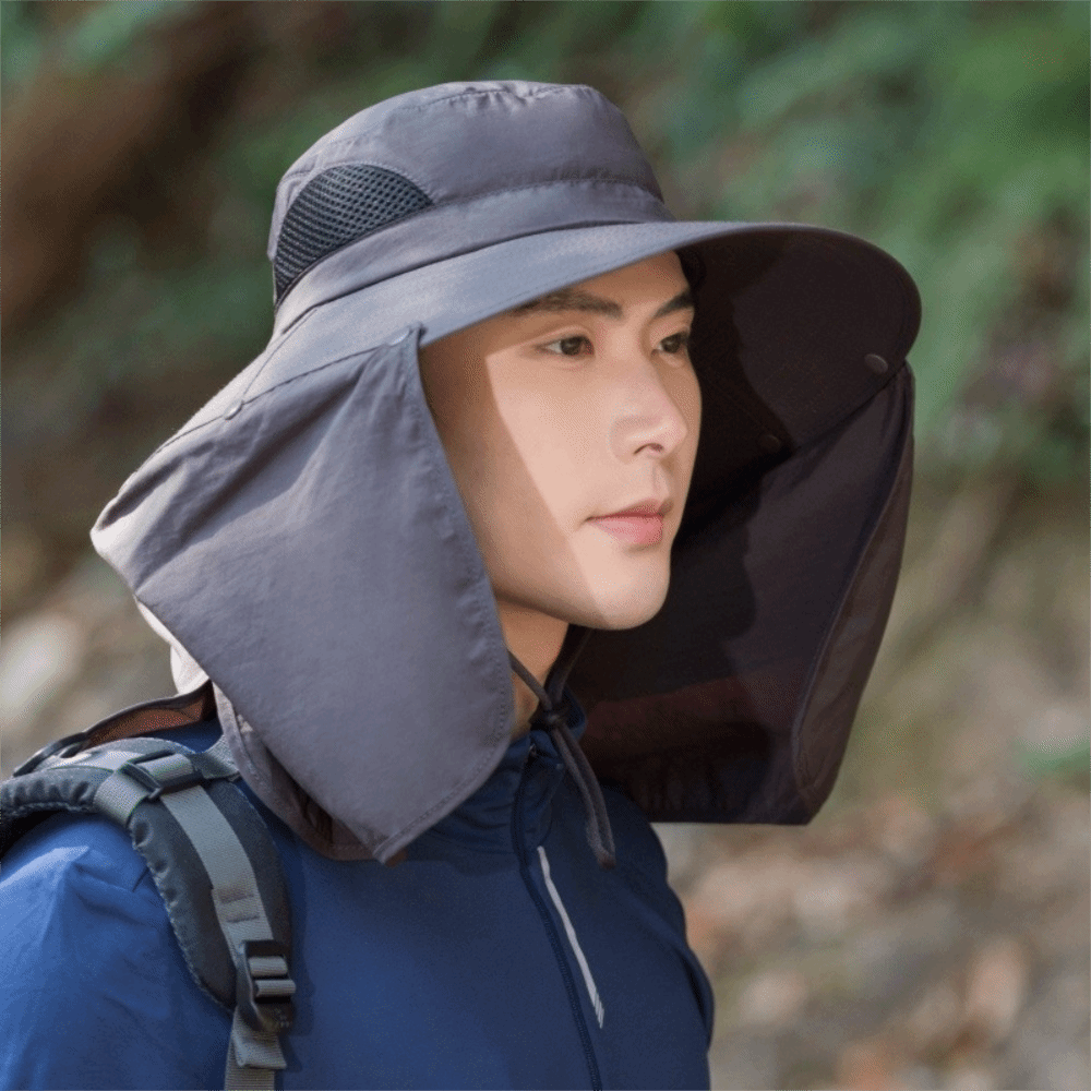 Fashion Cloth Men Sun Hat Big  - Visor Sun Hat บทวิจารณ์และราคา