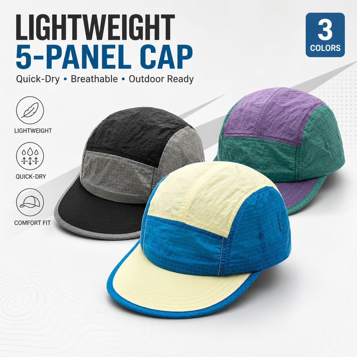 Unisex 5 Panel Camp Cap Ripsto - Corduroy Cap 5 Panel บทวิจารณ์และราคา
