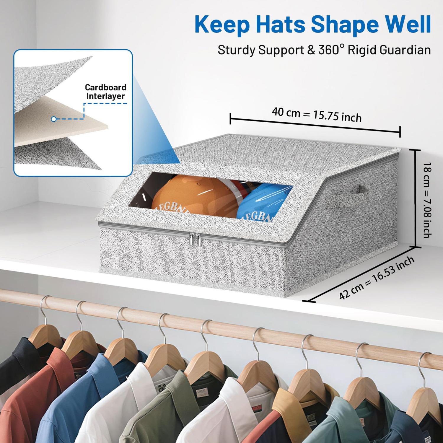 Large Capacity Double Row Hat  - Baseball Cap Structured บทวิจารณ์และราคา