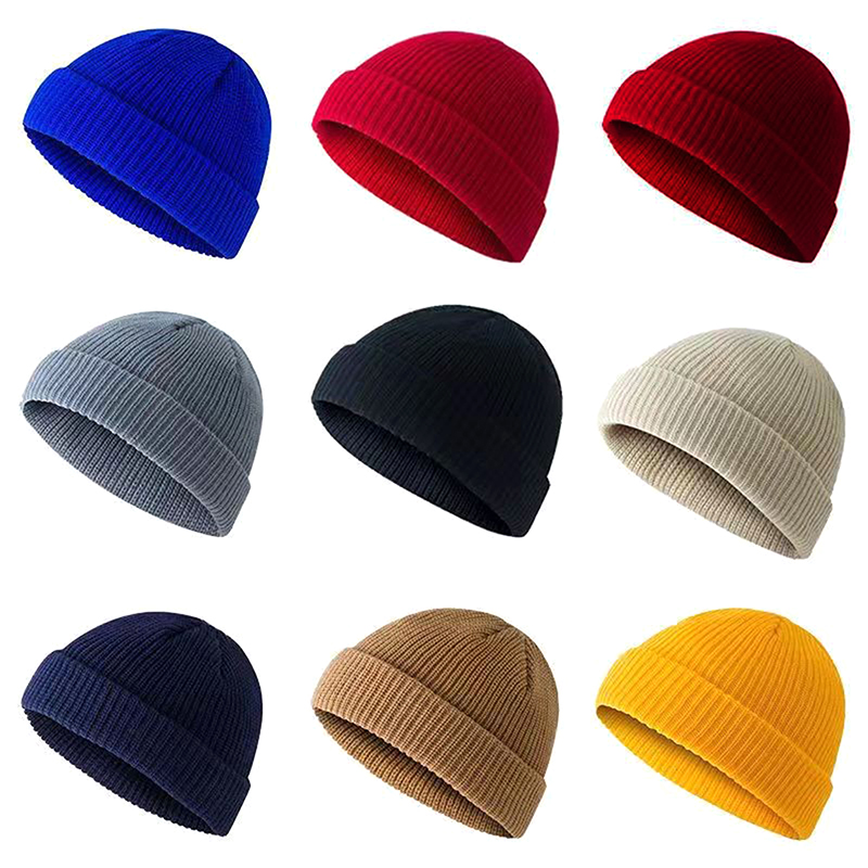 Winter Warm Unisex Wool Beanie - Beanie Cuffed Knit บทวิจารณ์และราคา