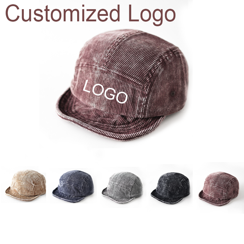 Retro Old Corduroy 5-panel Sho - Corduroy Cap 5 Panel บทวิจารณ์และราคา