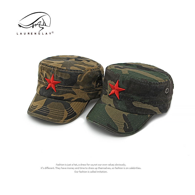Men's Camouflage Flat Top Base - Dad Hat Cotton บทวิจารณ์และราคา