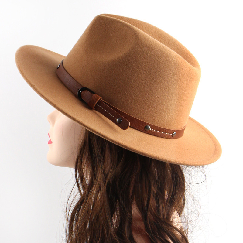 Wool Fedora Hat For Women Men  - Fedora Hat Wool บทวิจารณ์และราคา