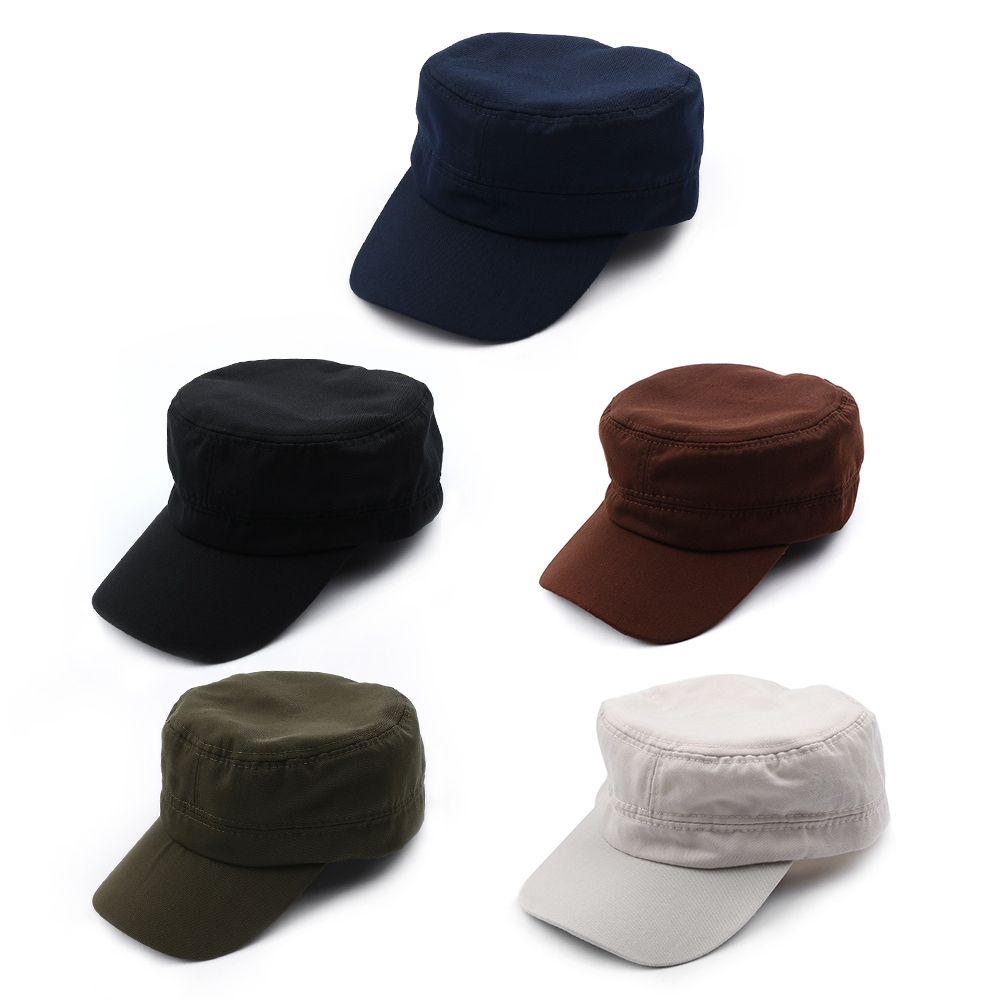 New Men Vintage Army Denim Bas - Snapback Hat Flat บทวิจารณ์และราคา