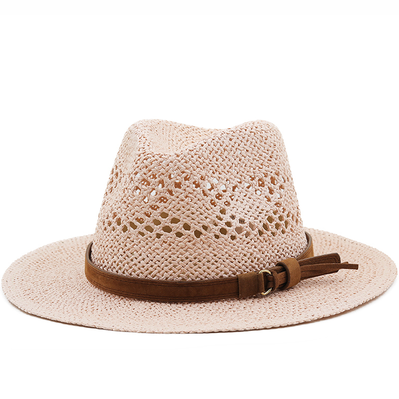 Hollow Men Raffia straw hat St - Cowboy Hat Straw บทวิจารณ์และราคา