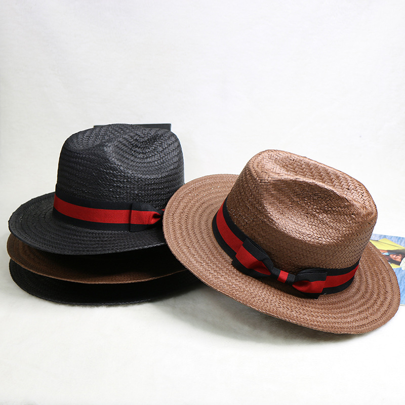 Hand Woven Straw Hat Jazz Cowb - Cowboy Hat Straw บทวิจารณ์และราคา