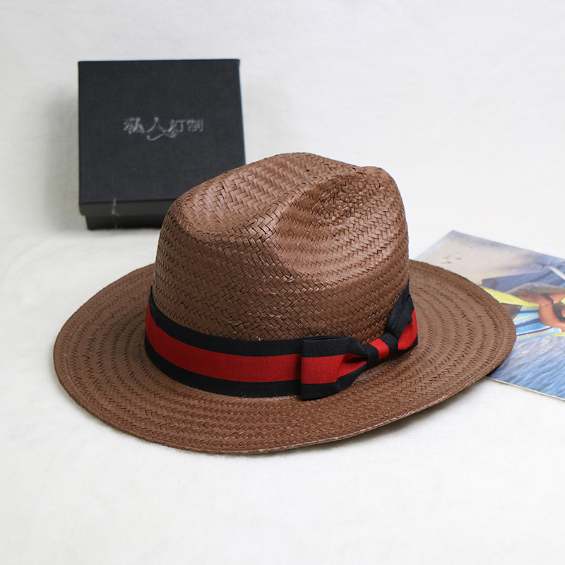 Hand Woven Straw Hat Jazz Cowb - Cowboy Hat Straw บทวิจารณ์และราคา