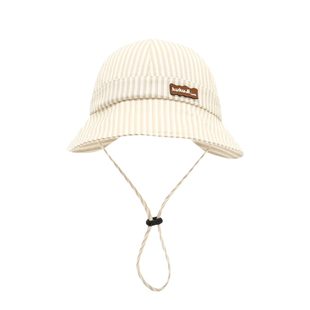 New Striped Baby Bucket Hat Ad - Sun Hat Wide Brim บทวิจารณ์และราคา