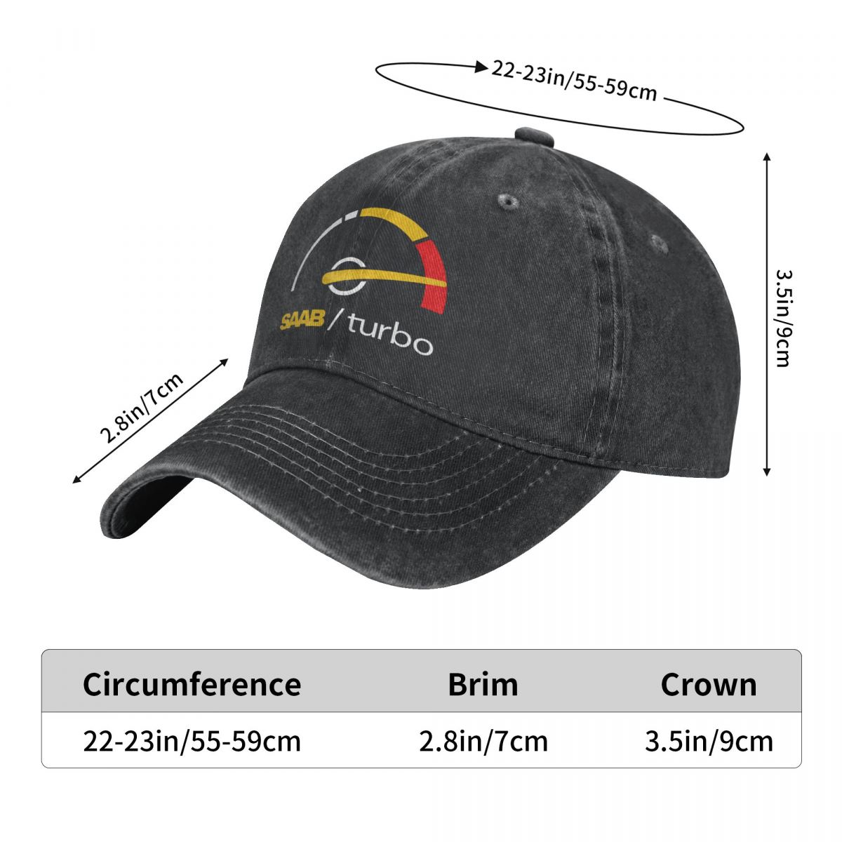 Washed Men's Baseball Cap Turb - Golf Cap Dad บทวิจารณ์และราคา