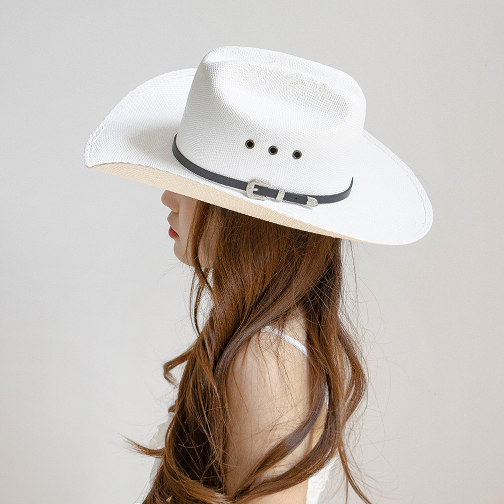 USPOP Unisex Western Style Str - Cowboy Hat Straw บทวิจารณ์และราคา