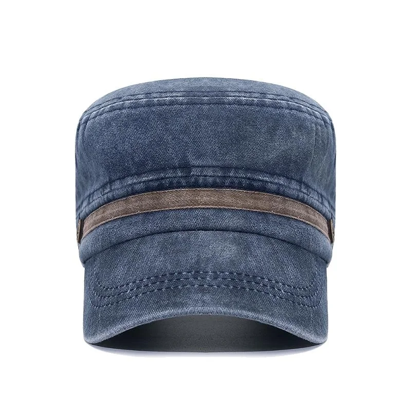 Washed hat, old cotton flat ha - Dad Hat Cotton บทวิจารณ์และราคา