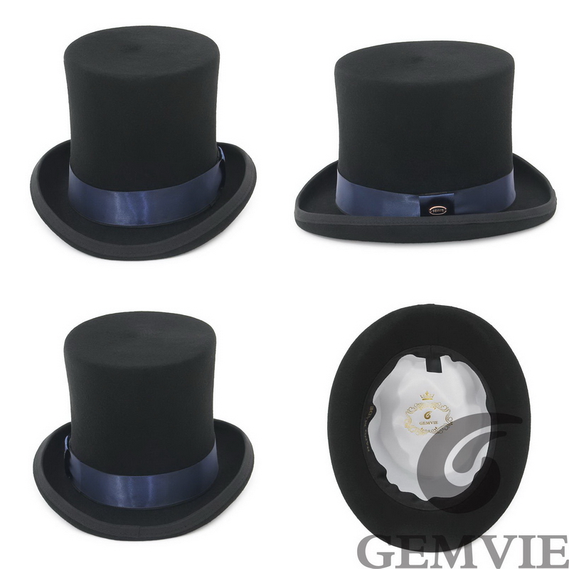 GEMVIE 17cm 100% Wool Felt Top - Fedora Hat Wool บทวิจารณ์และราคา