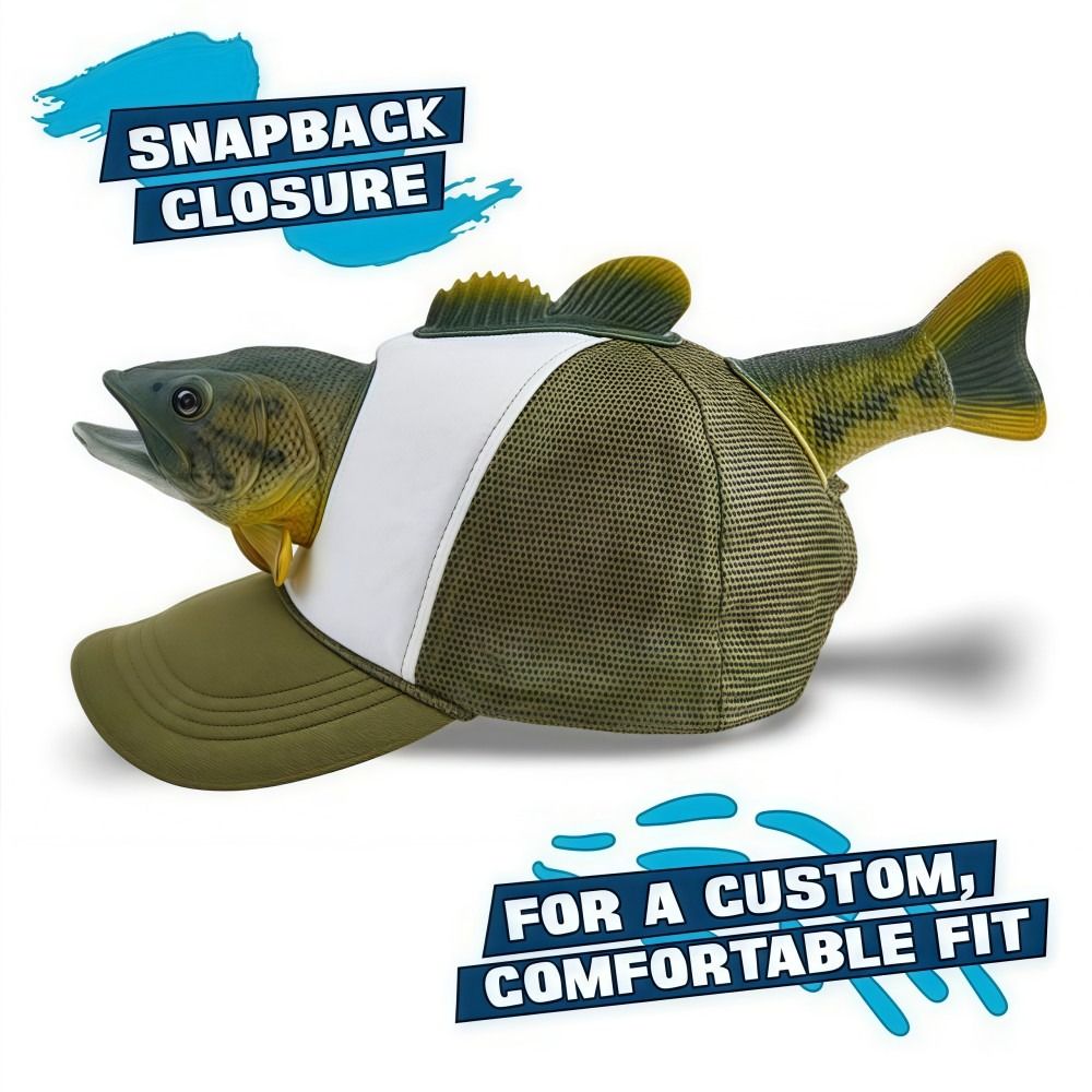 Funny 3D Fish Animal Trucker H - Trucker Cap Mesh บทวิจารณ์และราคา
