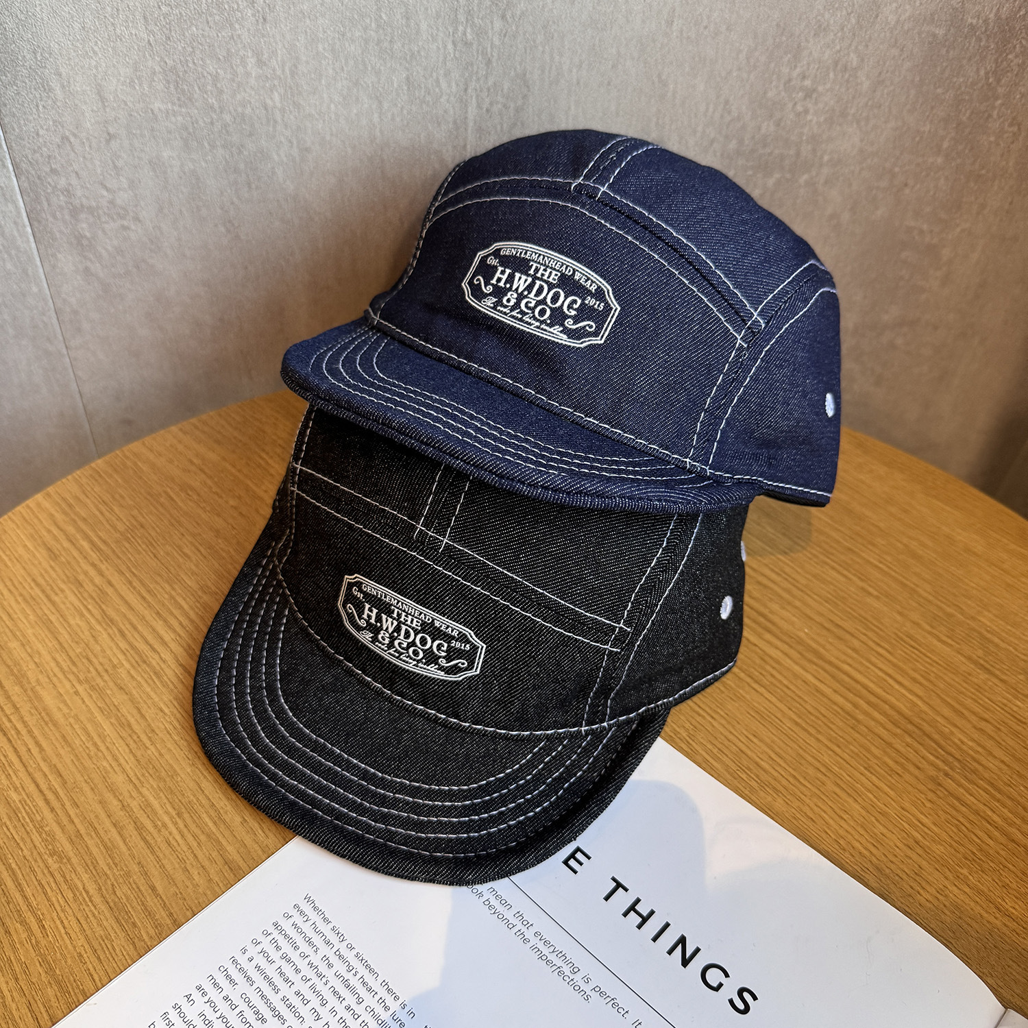 5 Panel Baseball Cap Denim Cot - Corduroy Cap 5 Panel บทวิจารณ์และราคา