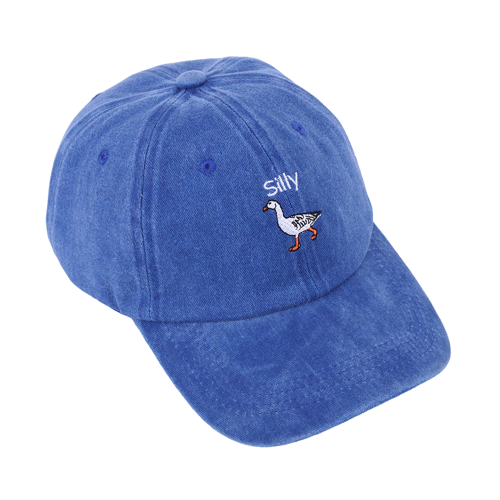 Funny Embroidered Silly Goose  - Dad Hat Cotton บทวิจารณ์และราคา