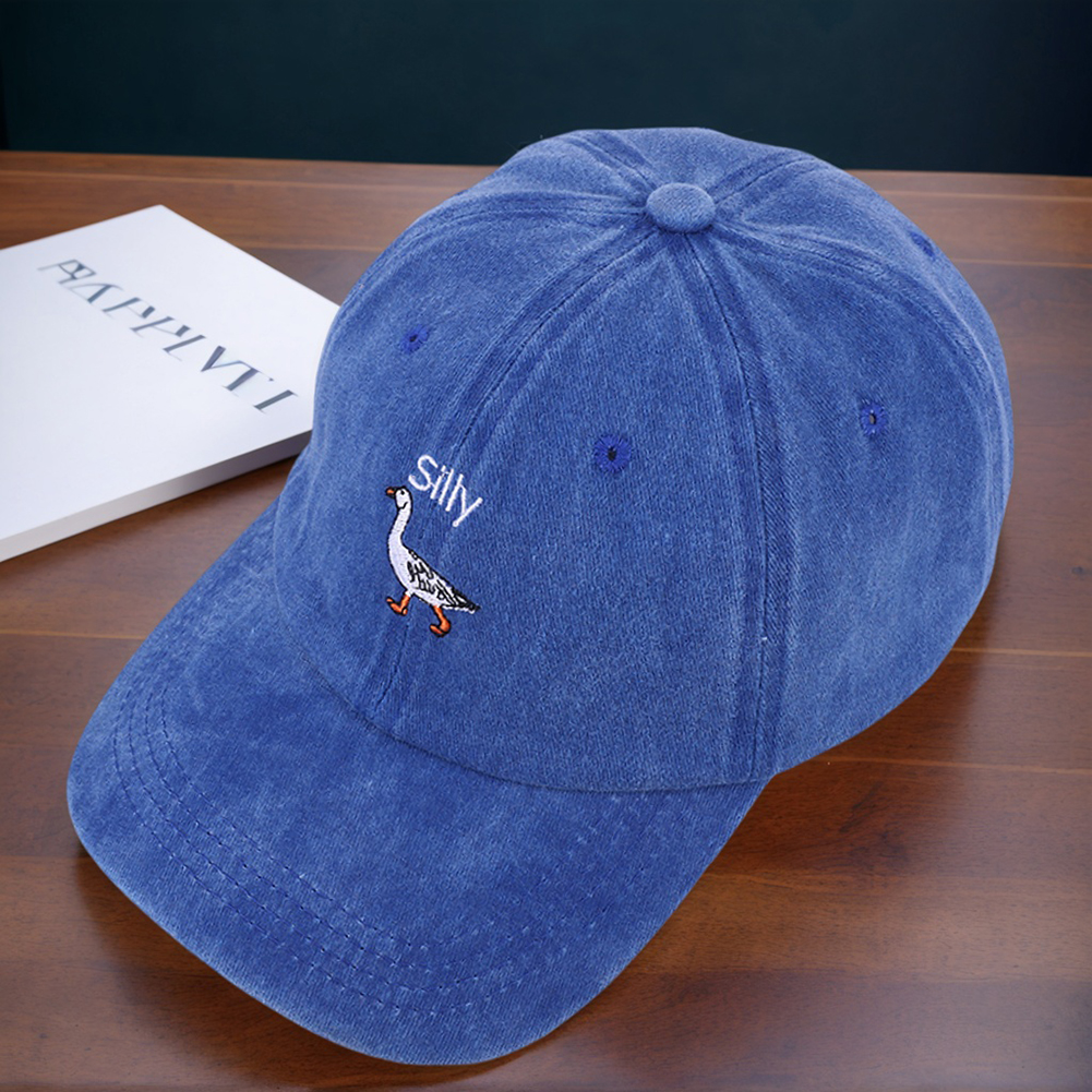 Funny Embroidered Silly Goose  - Dad Hat Cotton บทวิจารณ์และราคา