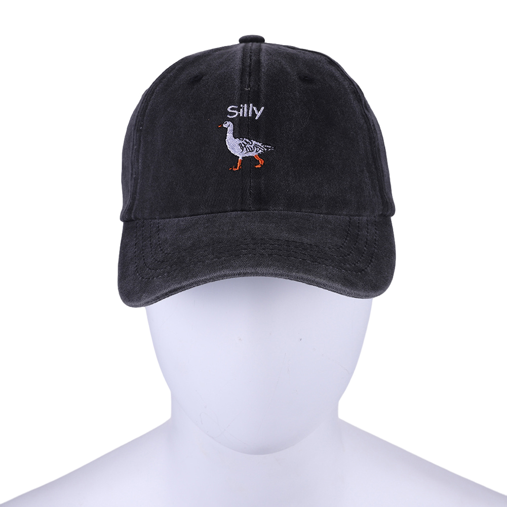 Funny Embroidered Silly Goose  - Dad Hat Cotton บทวิจารณ์และราคา