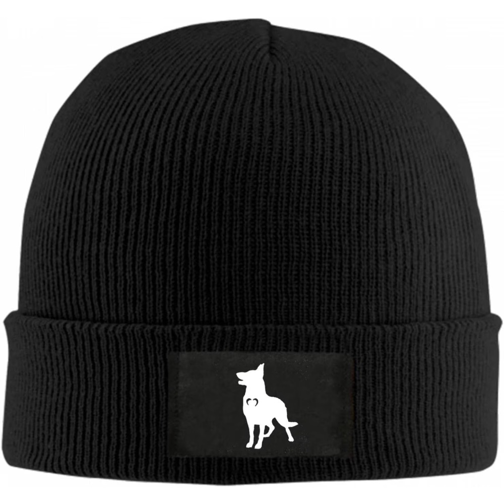 German Shepherd With Heart Bea - Beanie Cuffed Knit บทวิจารณ์และราคา
