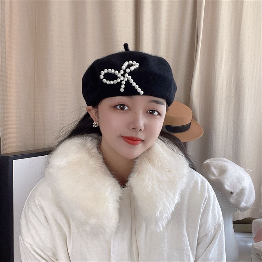 Fashion French Artist Warm Woo - Beret French Wool บทวิจารณ์และราคา