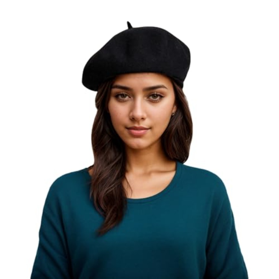 Women's ​​Beret Hats​​ - Frenc - Beret French Wool บทวิจารณ์และราคา