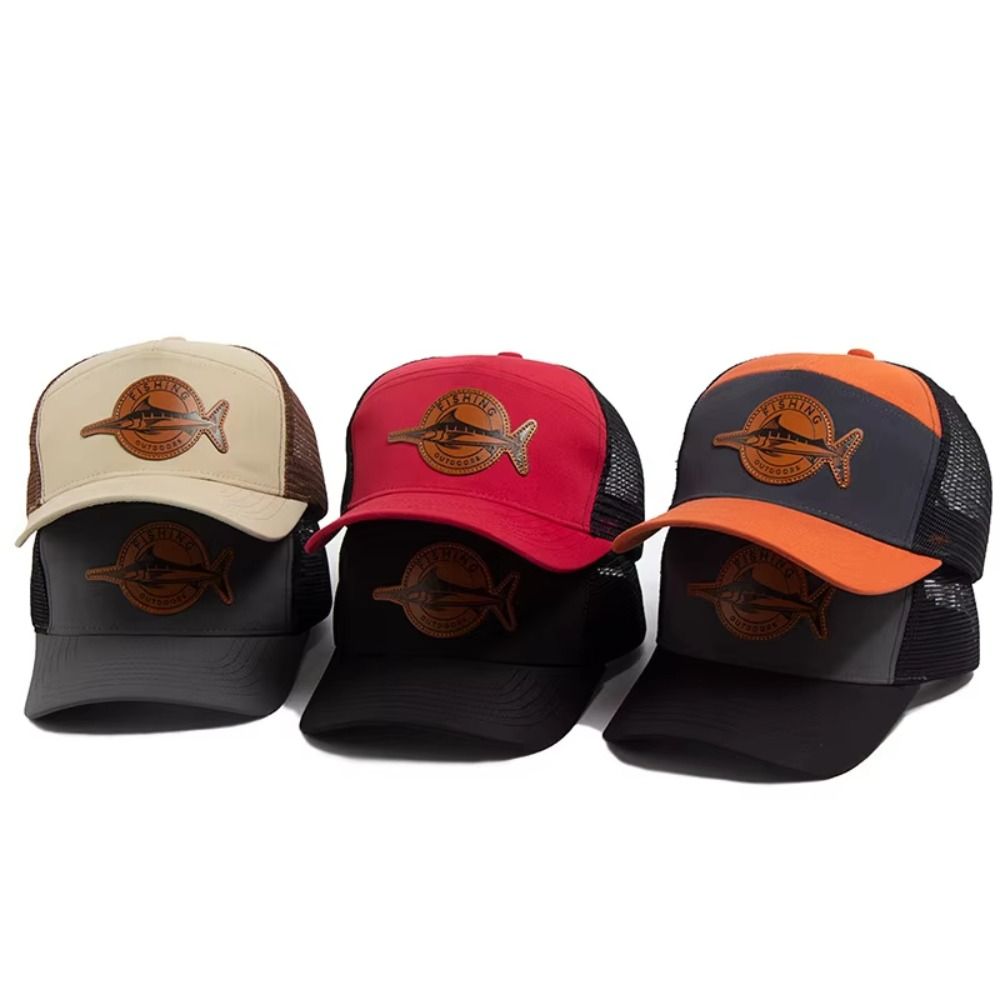 Fashion Shark Pattern Fishing  - Trucker Cap Mesh บทวิจารณ์และราคา
