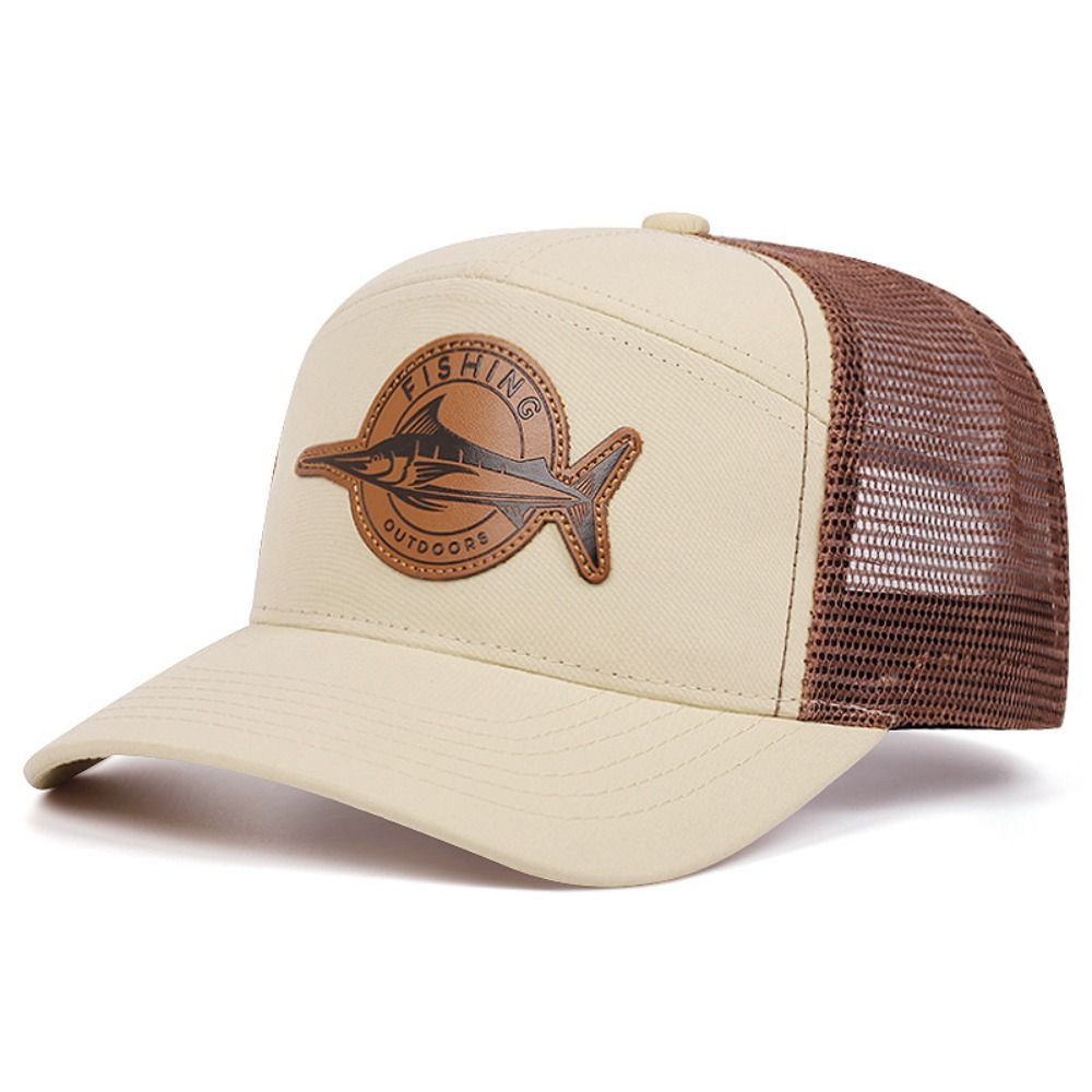 Fashion Shark Pattern Fishing  - Trucker Cap Mesh บทวิจารณ์และราคา