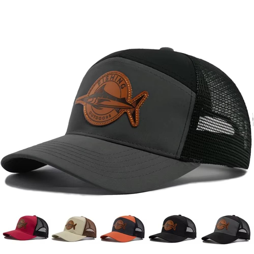 Fashion Shark Pattern Fishing  - Trucker Cap Mesh บทวิจารณ์และราคา