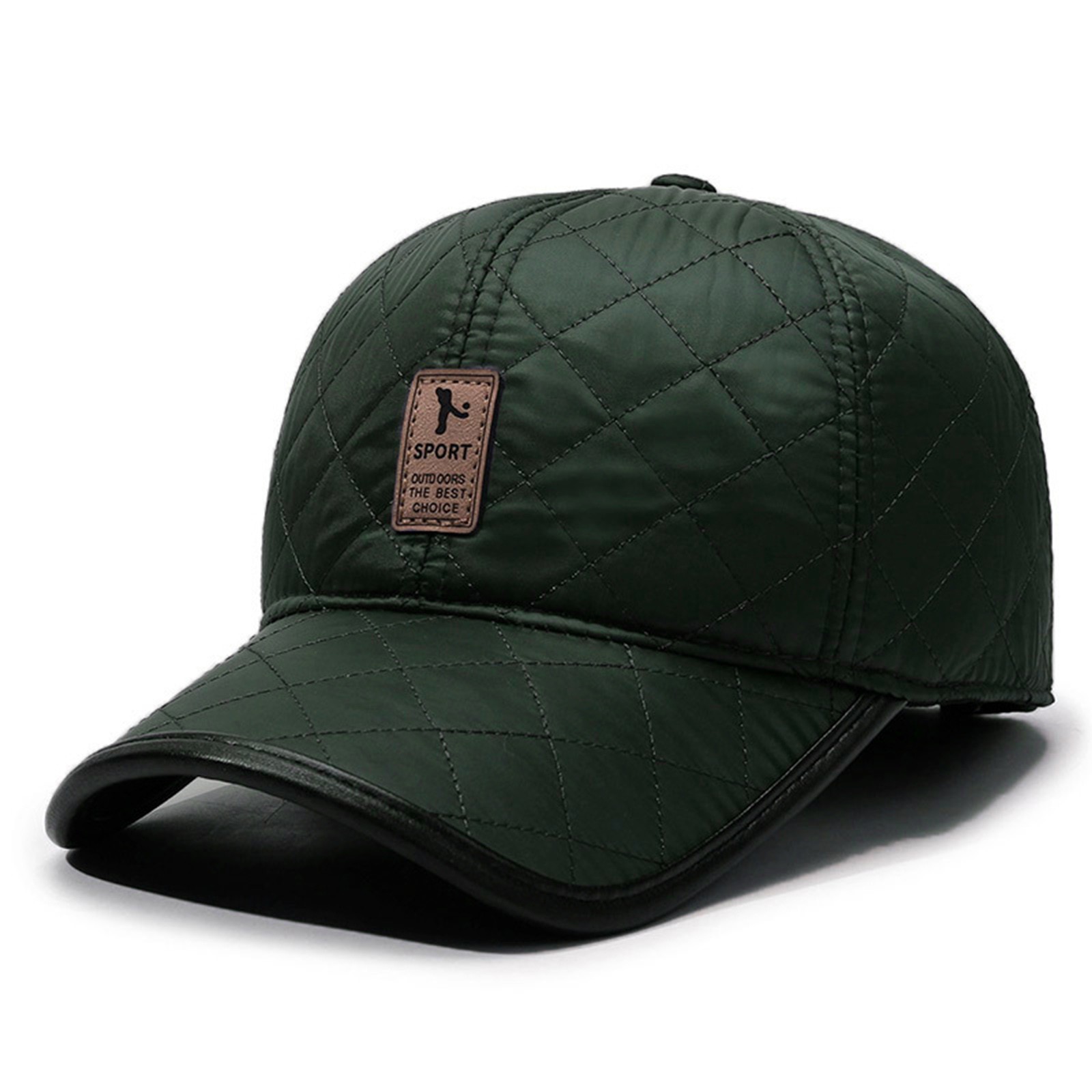 Winter Men PU Baseball Cap War - Winter Trapper Hat บทวิจารณ์และราคา