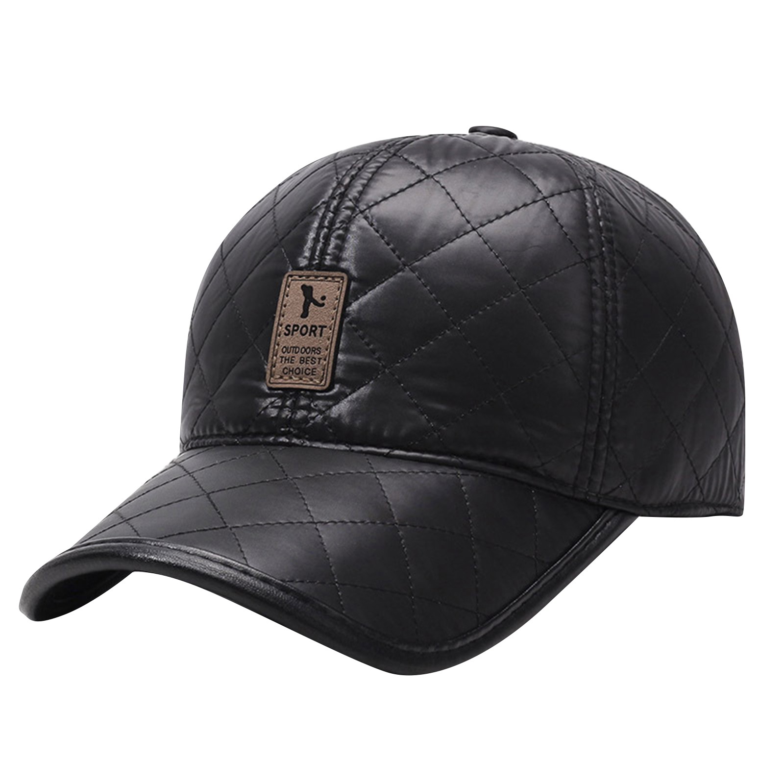 Winter Men PU Baseball Cap War - Winter Trapper Hat บทวิจารณ์และราคา