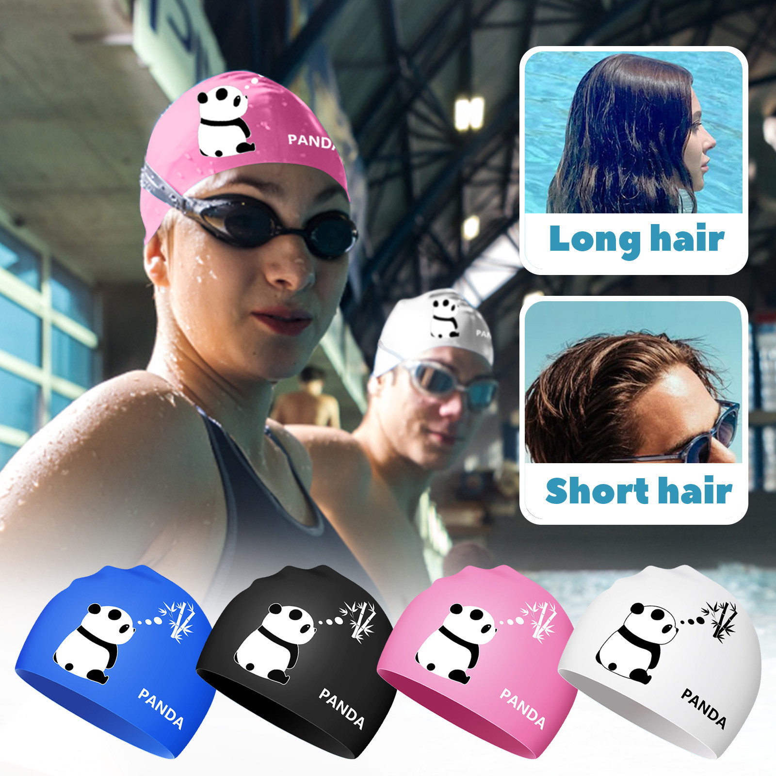 Comfortable, High Elasticity S - Swim Hat Silicone บทวิจารณ์และราคา