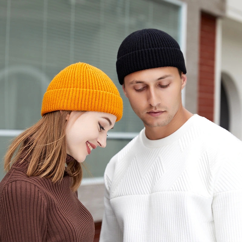 Winter Knitted Hat Warm Outdoo - Beanie Cuffed Knit บทวิจารณ์และราคา