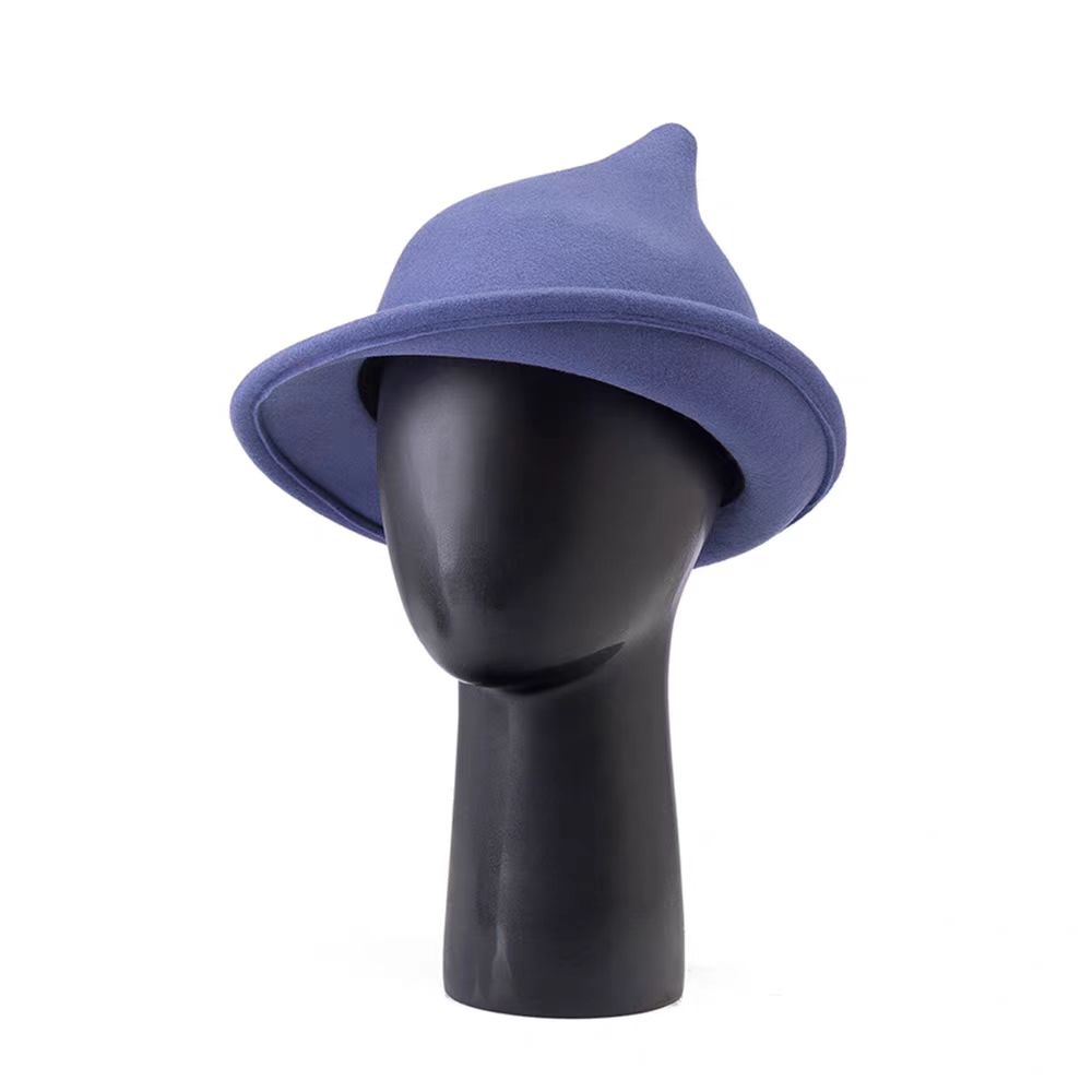 100% Wool Modern Witch Hat Hal - Fedora Hat Wool บทวิจารณ์และราคา