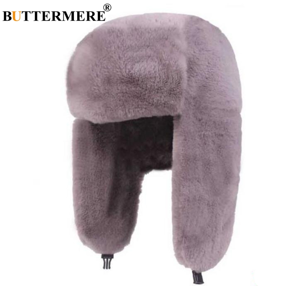 BUTTERMERE Fur Caps Women Bomb - Winter Trapper Hat บทวิจารณ์และราคา