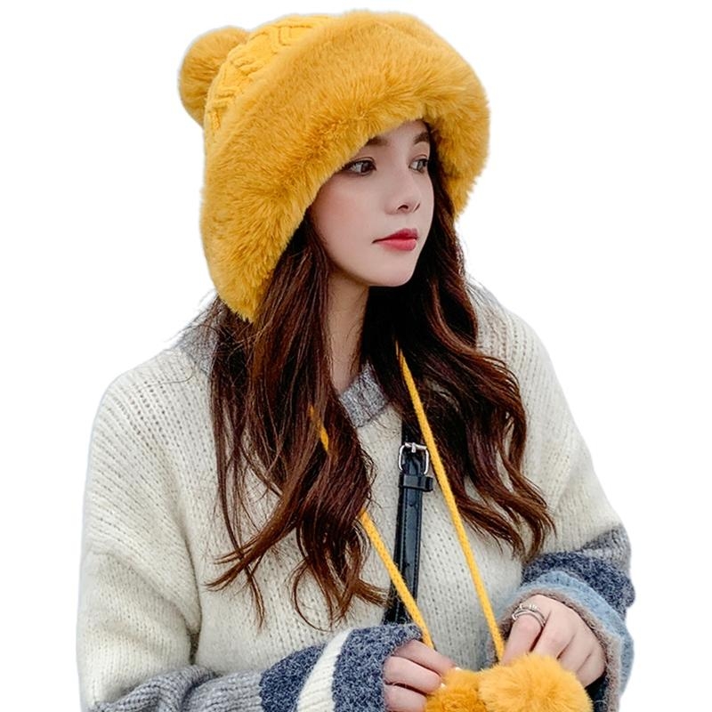 Women Winter Warm Thicken Plus - Trapper Hat Ear Flap บทวิจารณ์และราคา