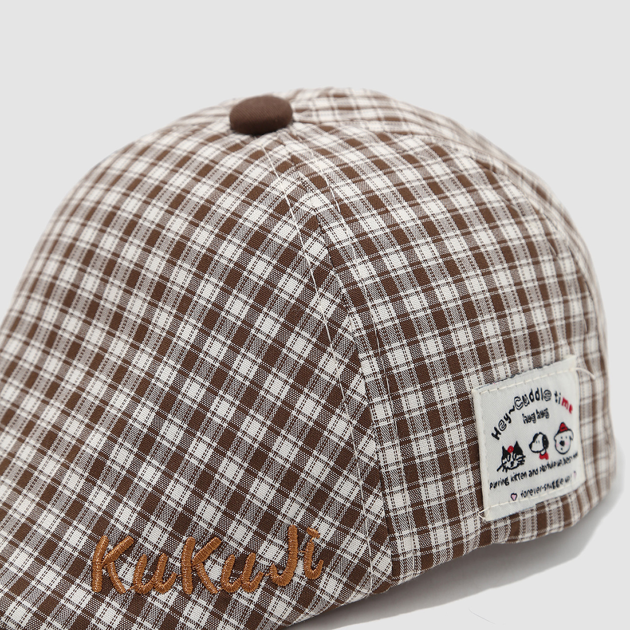 Fashion Children Checkered Ber - Visor Sun Hat บทวิจารณ์และราคา