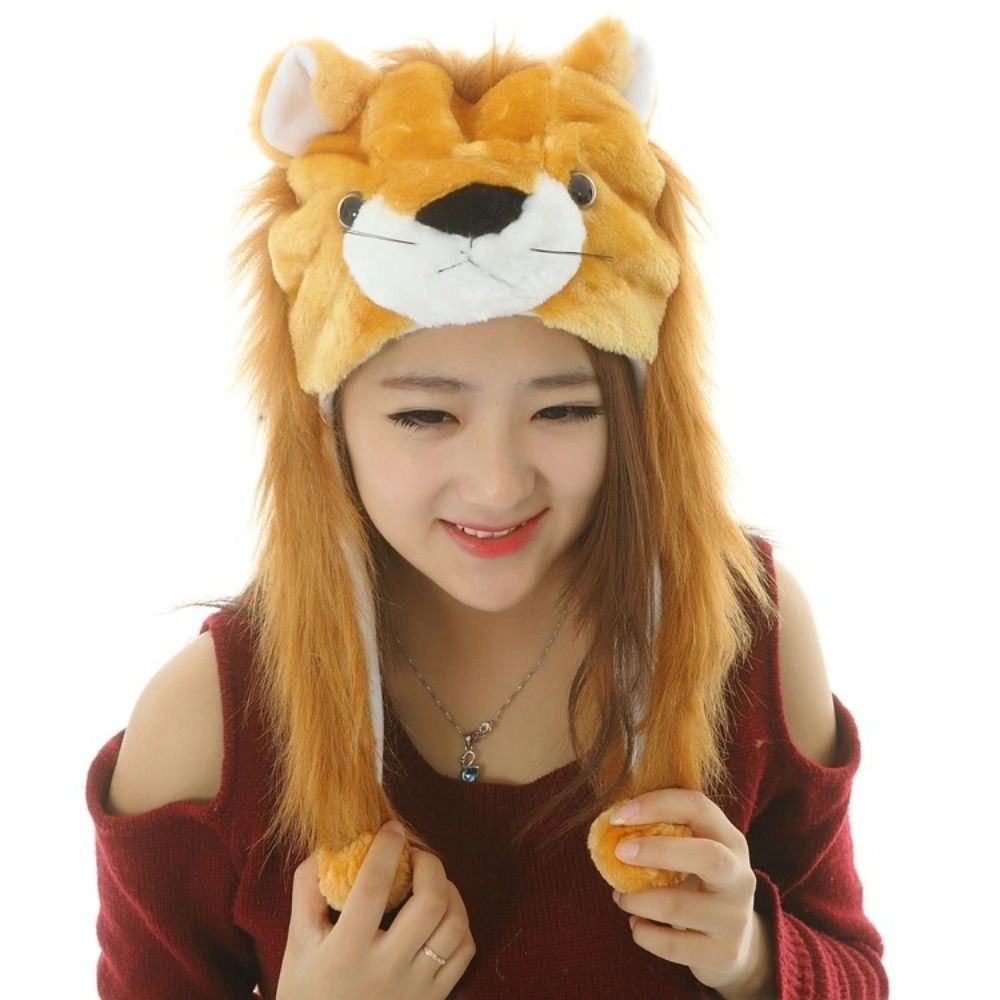 Cartoon Plush Moving Hat Anima - Trapper Hat Ear Flap บทวิจารณ์และราคา