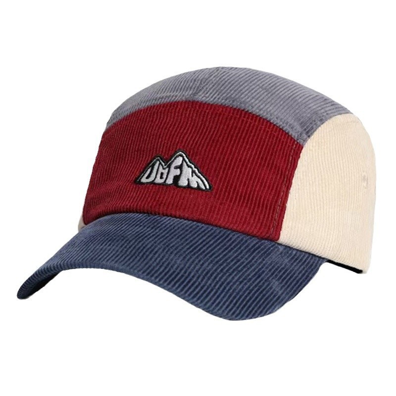 Men's Women's Visor Hat 5 Pane - Corduroy Cap 5 Panel บทวิจารณ์และราคา