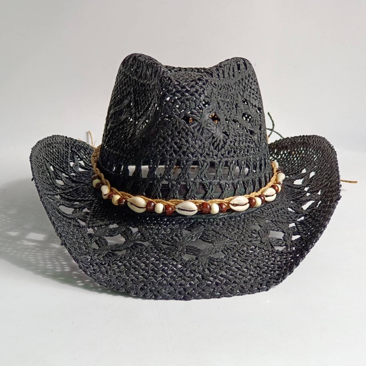 Summer Straw Hat Beach Women M - Cowboy Hat Straw บทวิจารณ์และราคา