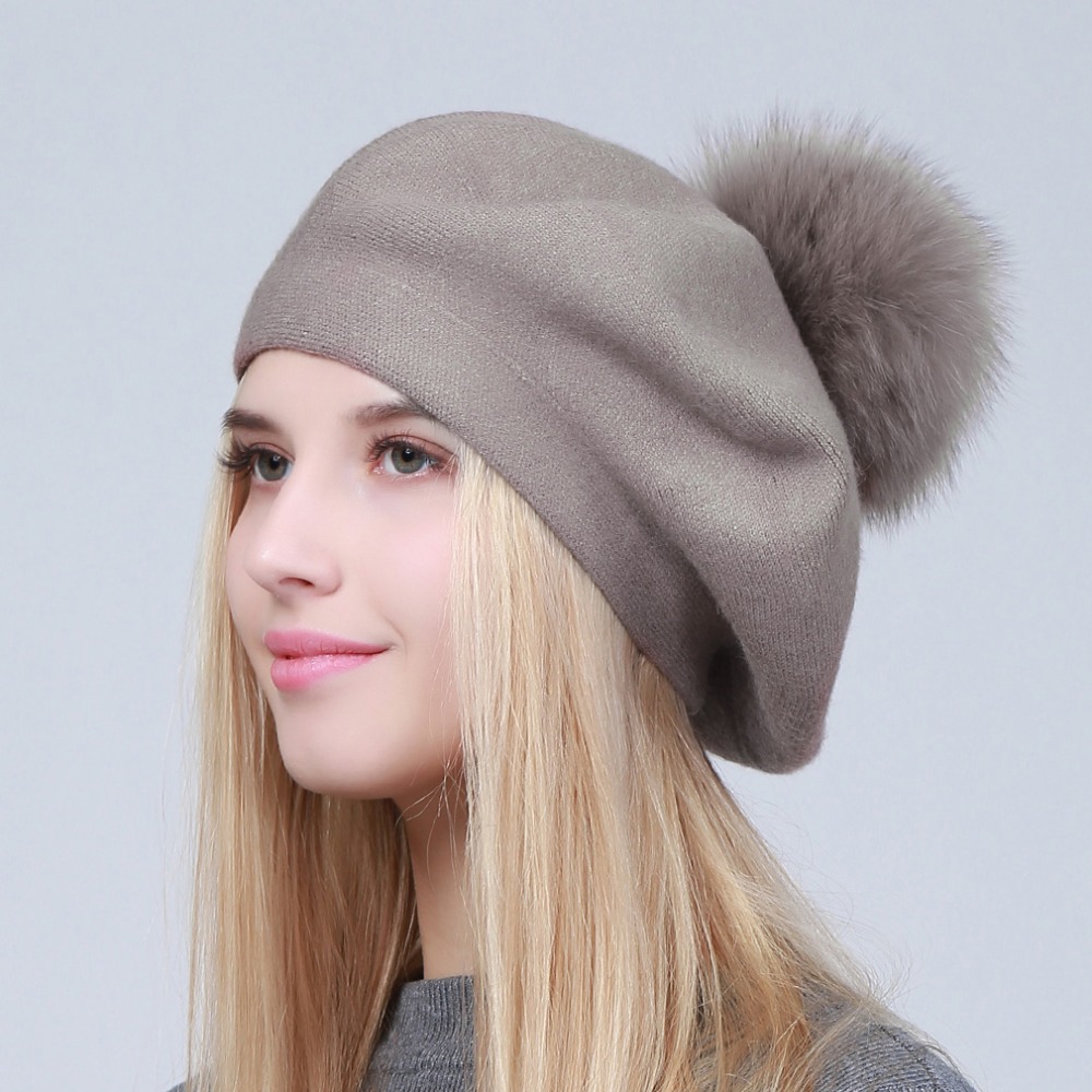 Geebro Women's Beret Hat Winte - Beret French Wool บทวิจารณ์และราคา
