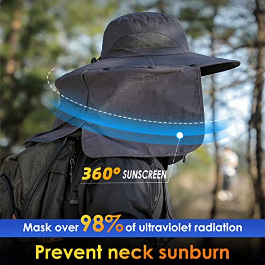 DOCVIT Fishing Hat for MenandW - Sun Hat Wide Brim บทวิจารณ์และราคา