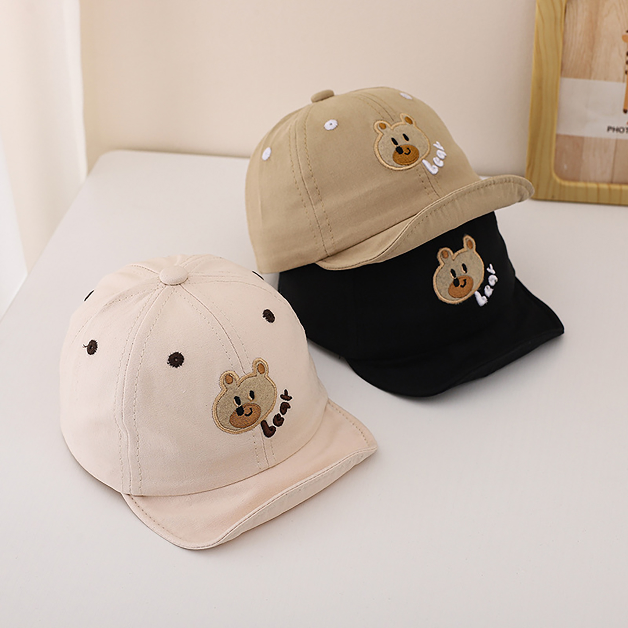 Cute Baby Peaked Hat Soft Brim - Visor Sun Hat บทวิจารณ์และราคา