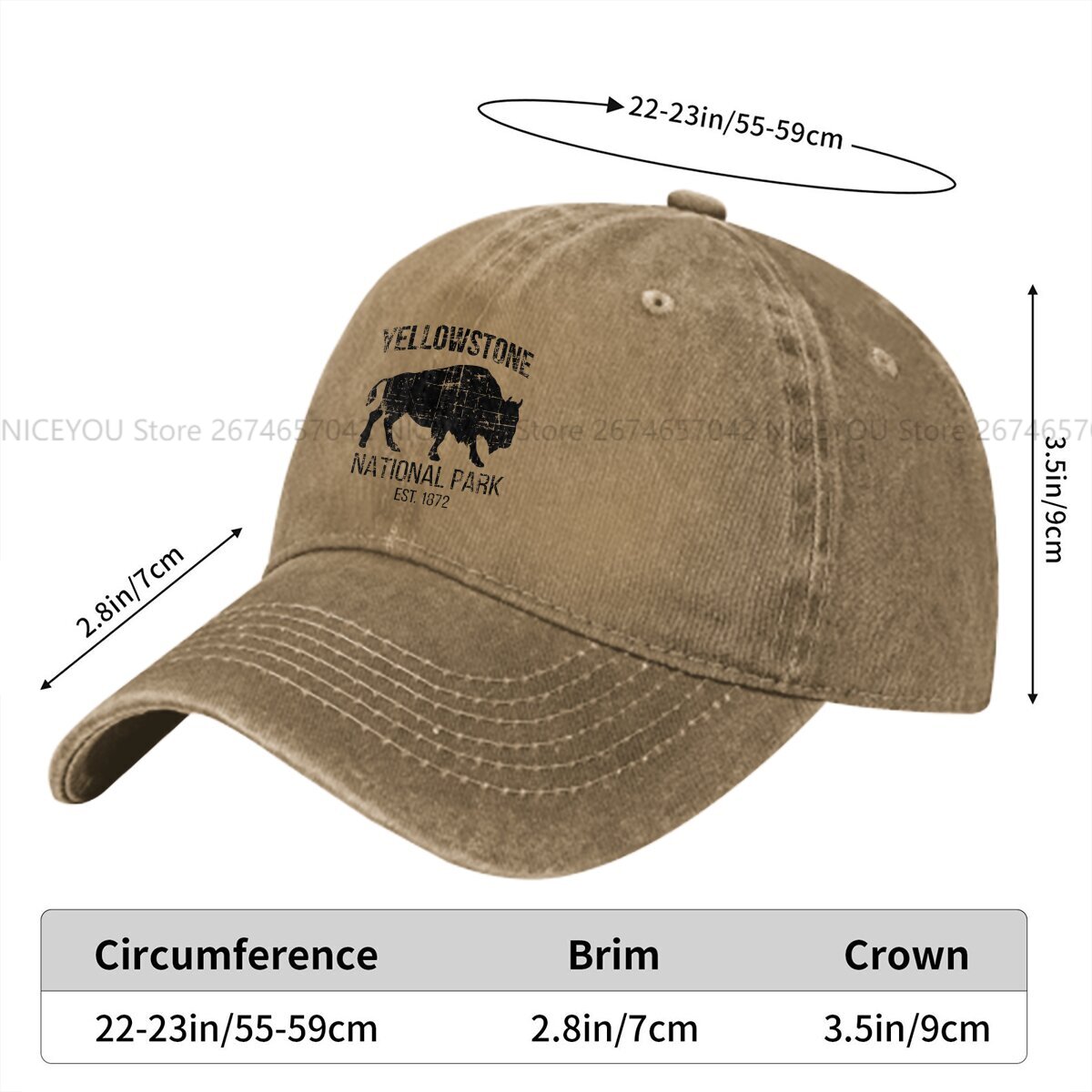 Washed Men's Baseball Cap Buff - Golf Cap Dad บทวิจารณ์และราคา