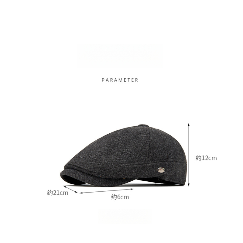 Men's Autumn Winter Wool Blend - Beret French Wool บทวิจารณ์และราคา