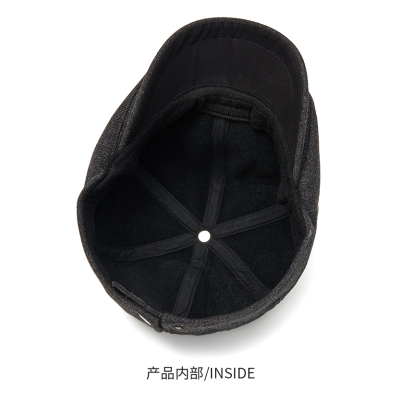 Men's Autumn Winter Wool Blend - Beret French Wool บทวิจารณ์และราคา