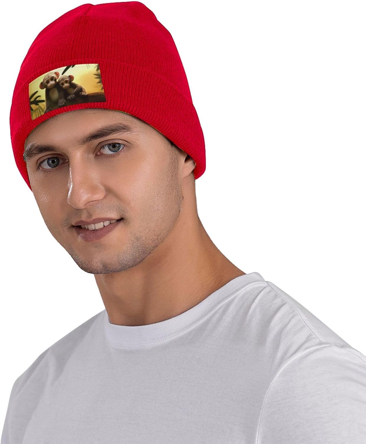 Beanie for Men Winter Hats for - Beanie Cuffed Knit บทวิจารณ์และราคา