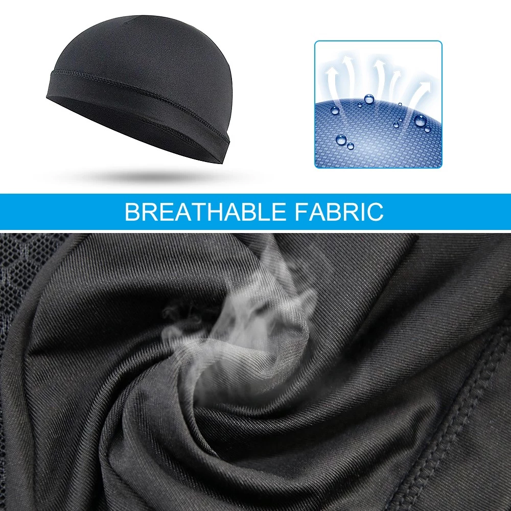 1PC Cooling Skull Cap For Men  - Skull Cap Helmet Liner บทวิจารณ์และราคา