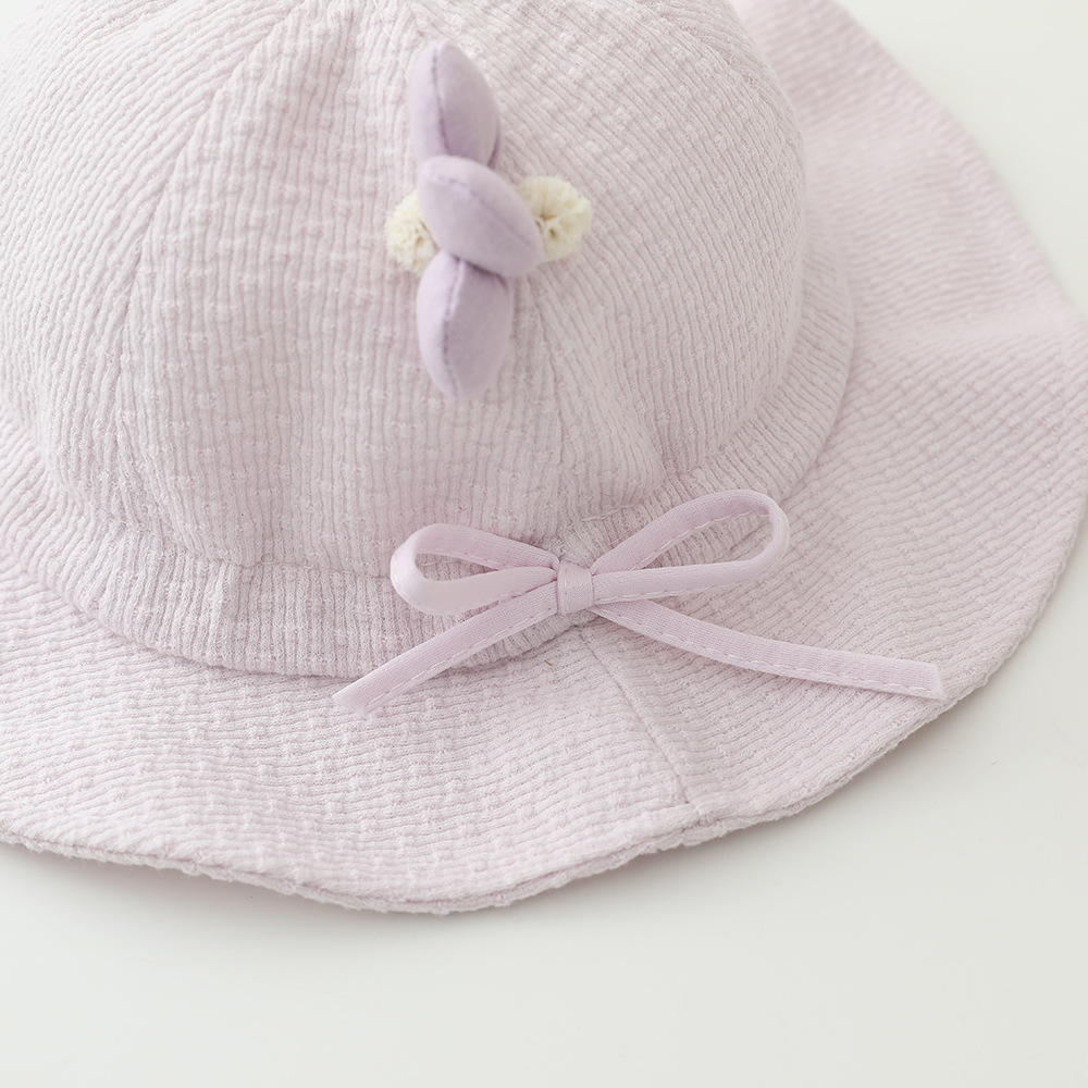 Baby Girls Sun Hat 48cm 6-24 M - Bucket Hat Cotton บทวิจารณ์และราคา
